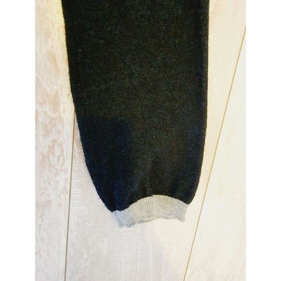 Lacoste 36 Preppy Cardigan‎ Sweater Vintage Black Cashmere Cotton Blend  FC1005 - Picture 4 of 8